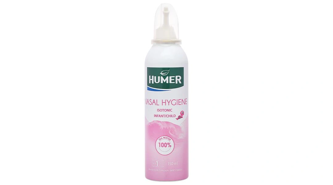 Dung dịch xịt mũi Humer Nasal Hygiene vệ sinh mũi hằng ngày cho bé chai 150ml - 6